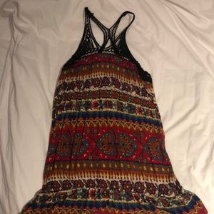 Free people multi color tank tunic